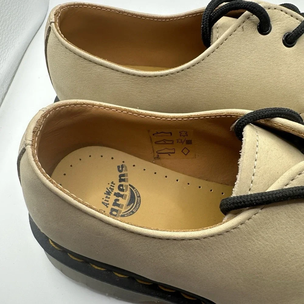 Dr Martens 1461 Iced II Buttersoft Light Tan Leather Oxfords Men 7 Women 9‎ NEW